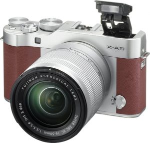 Fujifilm-X-A3-w-XC-16-50mm-lens-brown