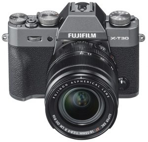 Fujifilm X-T30 Charcoal_FrontXF18-55mm