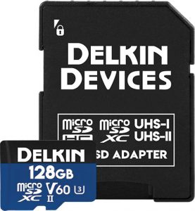 flash memory cards Delkin-Devices-128GB-Prime-UHS-II-microSDXC
