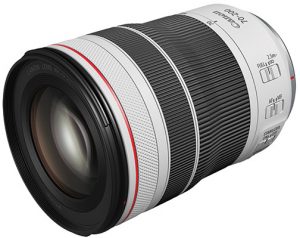 Canon RF lenses Canon-RF70-200mm-F4-L-IS-USM—Top-Slant